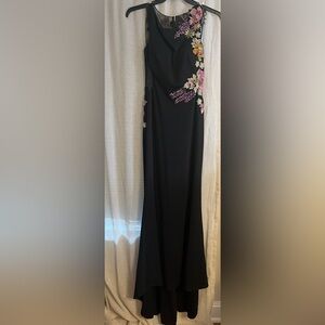 Jovani Black Gown with Intricate Details